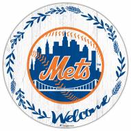 New York Mets 12" Welcome Circle Sign