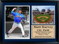 New York Mets 12" x 18" Matt Harvey Photo Stat Frame
