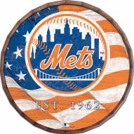 New York Mets 16" Flag Barrel Top