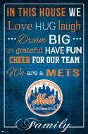 New York Mets 17" x 26" In This House Sign