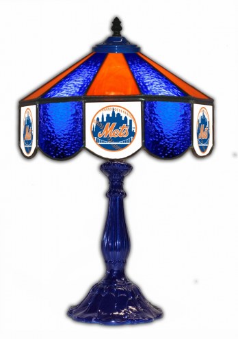 New York Mets 21&quot; Glass Table Lamp