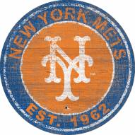 New York Mets 24" Heritage Logo Round Sign