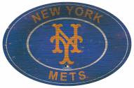 New York Mets 46" Heritage Logo Oval Sign