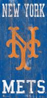 New York Mets 6" x 12" Heritage Logo Sign