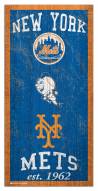 New York Mets 6" x 12" Heritage Sign