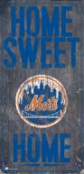 New York Mets 6" x 12" Home Sweet Home Sign