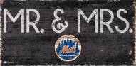 New York Mets 6" x 12" Mr. & Mrs. Sign