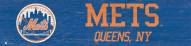 New York Mets 6" x 24" Team Name Sign