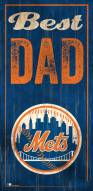 New York Mets Best Dad Sign