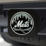 New York Mets Black Matte Hitch Cover