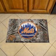 New York Mets Camo Scraper Door Mat