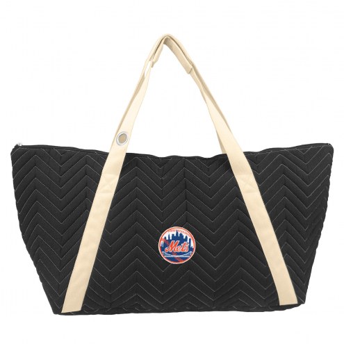 New York Mets Chevron Stitch Weekender Bag