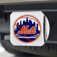 New York Mets Chrome Color Hitch Cover