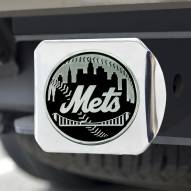 New York Mets Chrome Metal Hitch Cover