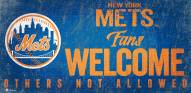 New York Mets Fans Welcome Sign