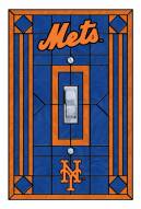 New York Mets Glass Single Light Switch Plate Cover