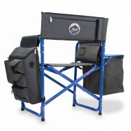 New York Mets Gray/Blue Fusion Folding Chair