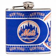 New York Mets Hi-Def Stainless Steel Flask