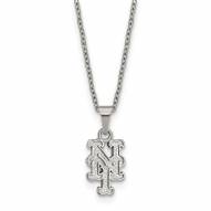 New York Mets Stainless Steel Pendant Necklace