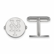 New York Mets Sterling Silver Cuff Links