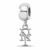 New York Mets Sterling Silver Extra Small Bead Charm