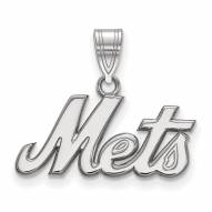 New York Mets Sterling Silver Large Pendant