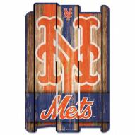 New York Mets Wood Fence Sign