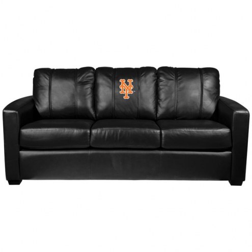 New York Mets XZipit Silver Sofa with Secondary Logo