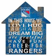 New York Rangers 12" House Sign