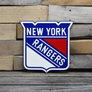 New York Rangers 12" Steel Logo Sign
