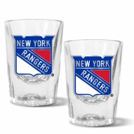 New York Rangers 2 oz. Prism Shot Glass Set