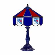 New York Rangers 21" Glass Table Lamp