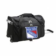 New York Rangers 22" Rolling Duffle Bag