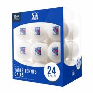 New York Rangers 24 Count Ping Pong Balls