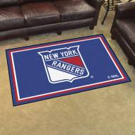 New York Rangers 4' x 6' Area Rug