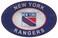 New York Rangers 46" Heritage Logo Oval Sign