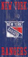 New York Rangers 6" x 12" Heritage Logo Sign