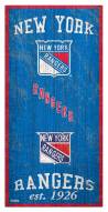 New York Rangers 6" x 12" Heritage Sign