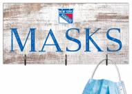 New York Rangers 6" x 12" Mask Holder