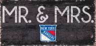 New York Rangers 6" x 12" Mr. & Mrs. Sign