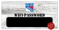 New York Rangers 6" x 12" Wifi Password Sign