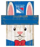 New York Rangers 6" x 5" Easter Bunny Head