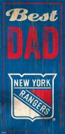 New York Rangers Best Dad Sign