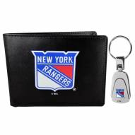 New York Rangers Bi-fold Wallet & Steel Key Chain