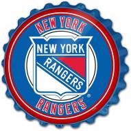 New York Rangers Bottle Cap Wall Sign