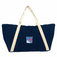 New York Rangers Chevron Stitch Weekender Bag