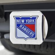 New York Rangers Chrome Color Hitch Cover