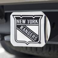 New York Rangers Chrome Metal Hitch Cover