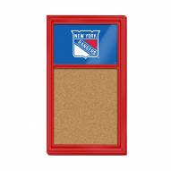 New York Rangers Cork Note Board