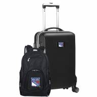 New York Rangers Deluxe 2-Piece Backpack & Carry-On Set